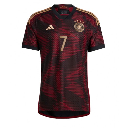 Maillot de foot Allemagne Kai Havertz #7 Extérieur Monde 2022 Manches Courte